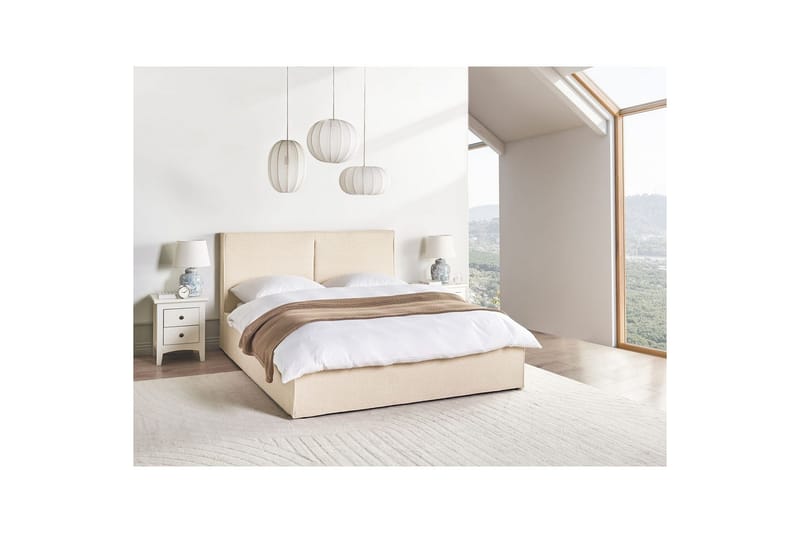 Seng med opbevaring Moissac - 160x200 cm - Møbler - Senge - Sengeramme & sengestel