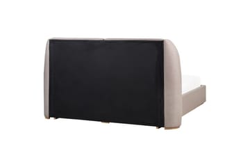 Seng med opbevaring Monestier - Beige, 160x200 cm - Møbler - Senge - Sengeramme & sengestel