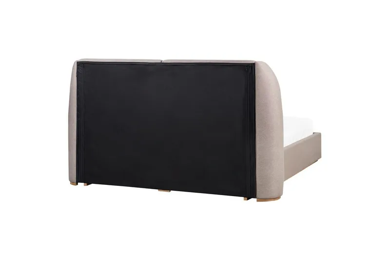 Seng med opbevaring Monestier - Beige, 160x200 cm - Møbler - Senge - Sengeramme & sengestel