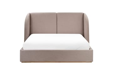 Seng med opbevaring Monestier - Beige, 160x200 cm - Møbler - Senge - Sengeramme & sengestel