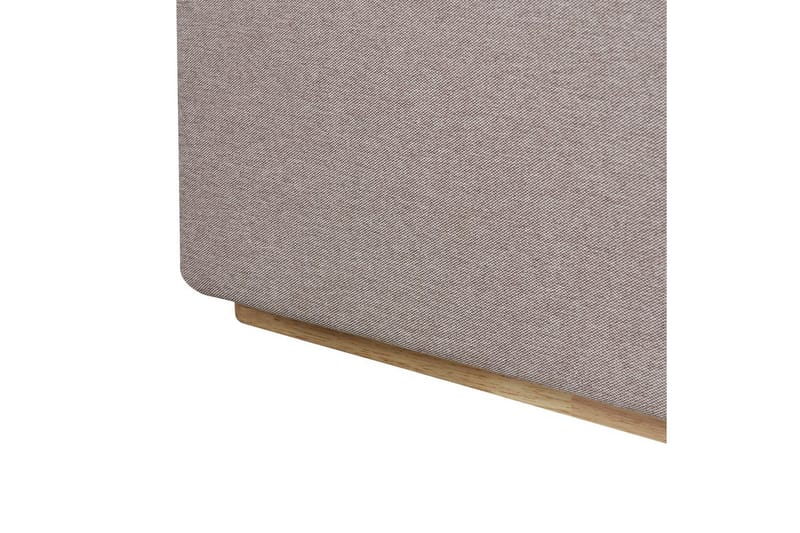 Seng med opbevaring Monestier - Beige, 160x200 cm - Møbler - Senge - Sengeramme & sengestel