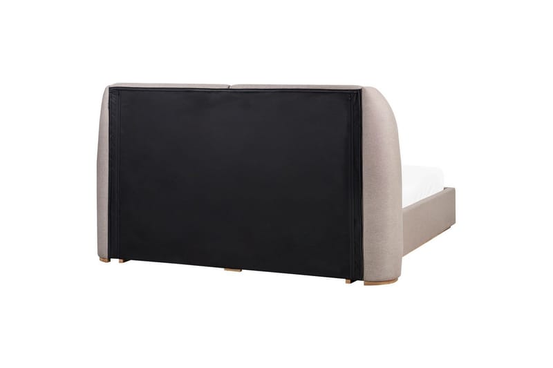 Seng med opbevaring Monestier - Beige, 160x200 cm - Møbler - Senge - Sengeramme & sengestel