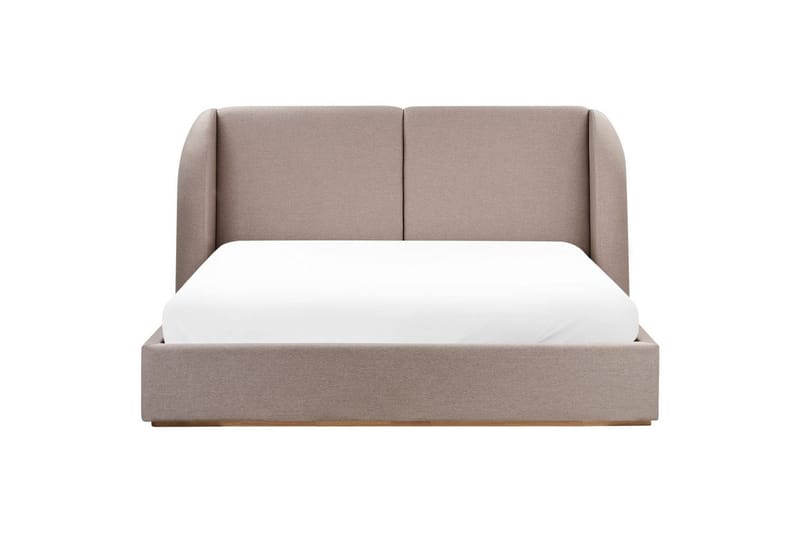 Seng med opbevaring Monestier - Beige, 180x200 cm - Møbler - Senge - Sengeramme & sengestel