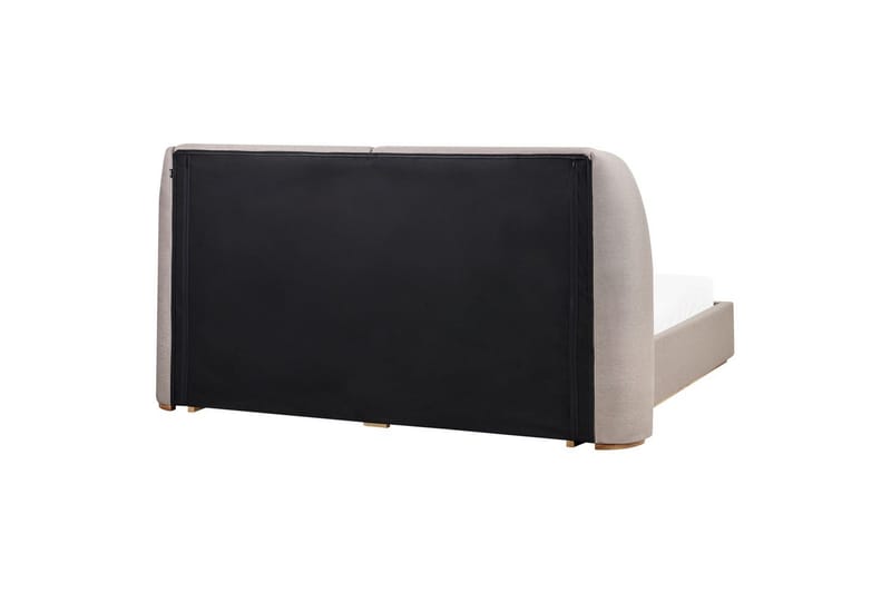 Seng med opbevaring Monestier - Beige, 180x200 cm - Møbler - Senge - Sengeramme & sengestel