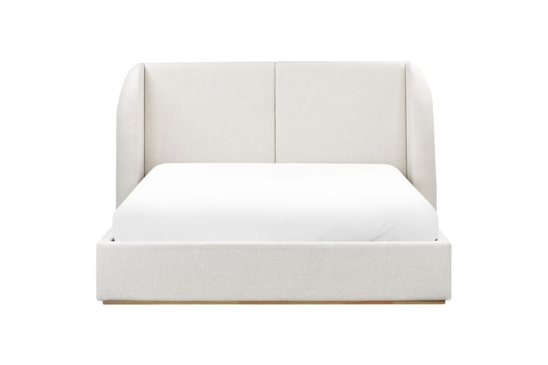 Seng med opbevaring Monestier - Hvid, 160x200 cm - Møbler - Senge - Sengeramme & sengestel
