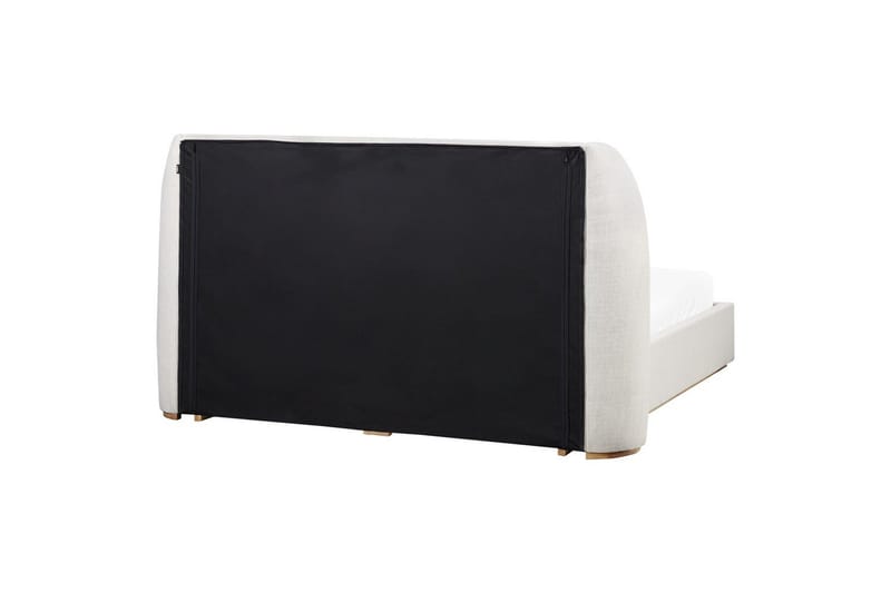 Seng med opbevaring Monestier - Hvid, 160x200 cm - Møbler - Senge - Sengeramme & sengestel