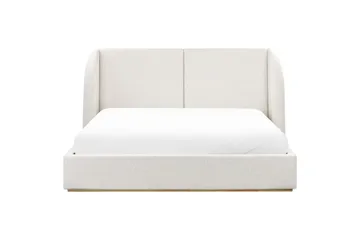 Seng med opbevaring Monestier - Hvid, 180x200 cm - Møbler - Senge - Sengeramme & sengestel