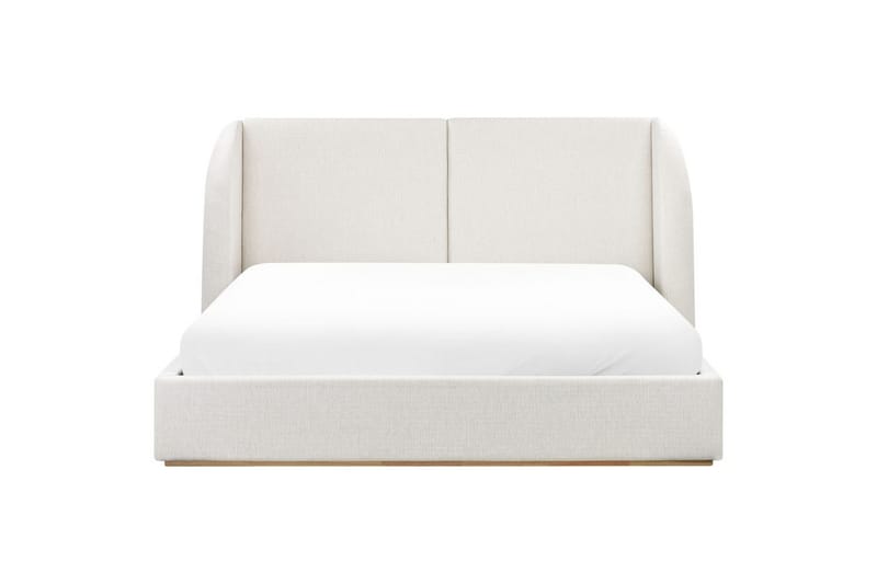 Seng med opbevaring Monestier - Hvid, 180x200 cm - Møbler - Senge - Sengeramme & sengestel