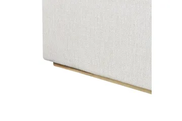 Seng med opbevaring Monestier - Hvid, 180x200 cm - Møbler - Senge - Sengeramme & sengestel