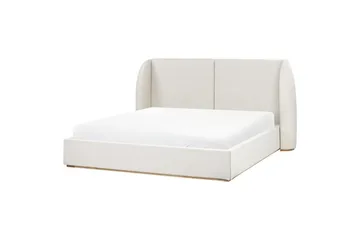 Seng med opbevaring Monestier - Hvid, 180x200 cm - Møbler - Senge - Sengeramme & sengestel