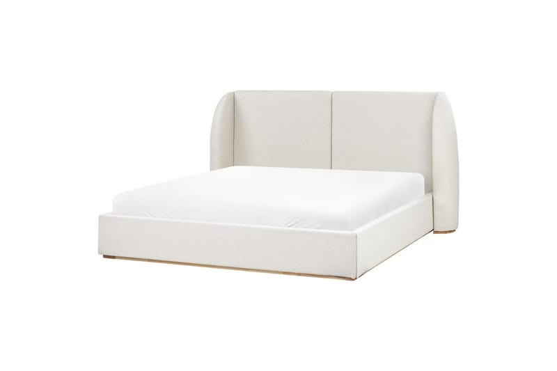 Seng med opbevaring Monestier - Hvid, 180x200 cm - Møbler - Senge - Sengeramme & sengestel