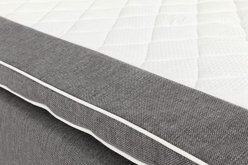 Montana Dobbeltseng med Opbevaring 160x200 cm - Grå - Møbler - Senge - Komplet sengepakke