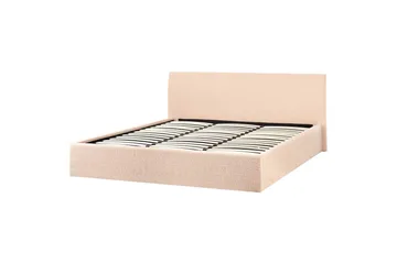 Seng med opbevaring Orbey - Beige, 180x200 cm - Møbler - Senge - Sengeramme & sengestel