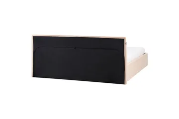 Seng med opbevaring Orbey - Beige, 180x200 cm - Møbler - Senge - Sengeramme & sengestel