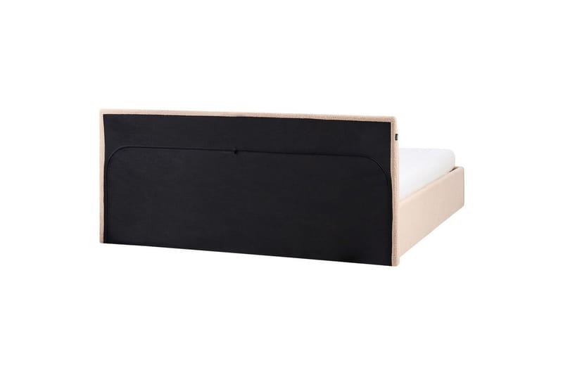 Seng med opbevaring Orbey - Beige, 180x200 cm - Møbler - Senge - Sengeramme & sengestel