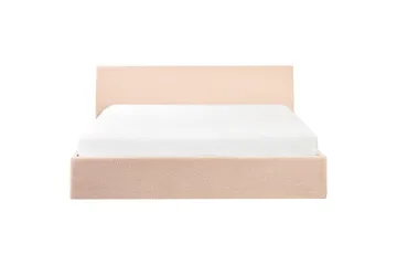 Seng med opbevaring Orbey - Beige, 180x200 cm - Møbler - Senge - Sengeramme & sengestel
