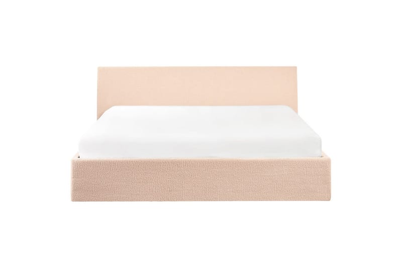 Seng med opbevaring Orbey - Beige, 180x200 cm - Møbler - Senge - Sengeramme & sengestel