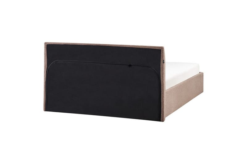Seng med opbevaring Orbey - Brun, 140x200 cm - Møbler - Senge - Sengeramme & sengestel
