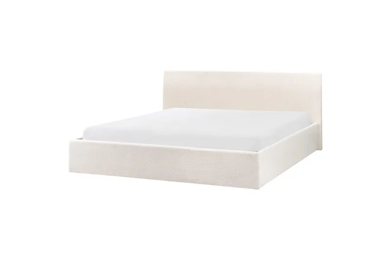 Seng med opbevaring Orbey - Hvid, 180x200 cm - Møbler - Senge - Sengeramme & sengestel