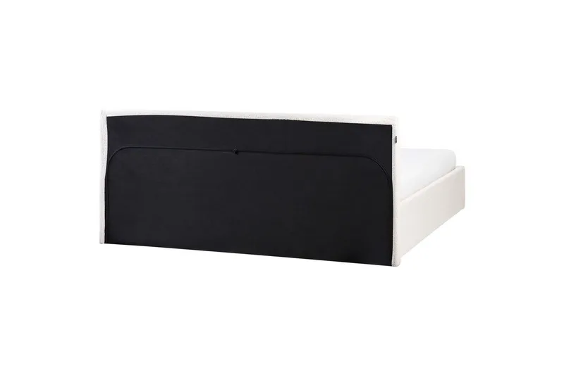 Seng med opbevaring Orbey - Hvid, 180x200 cm - Møbler - Senge - Sengeramme & sengestel