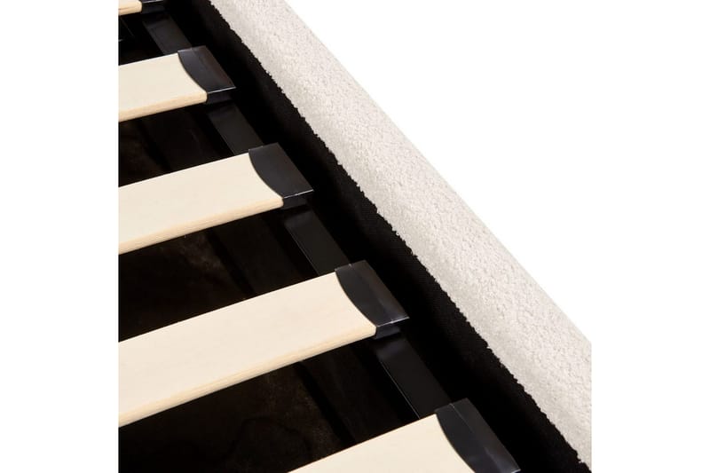 Seng med opbevaring Orbey - Hvid, 180x200 cm - Møbler - Senge - Sengeramme & sengestel