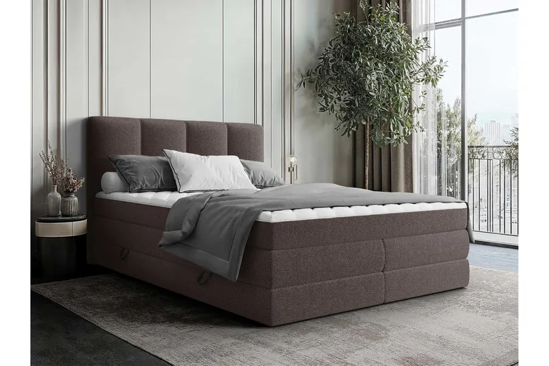 Pinta Opbevaringsseng 160x200 cm, Brun