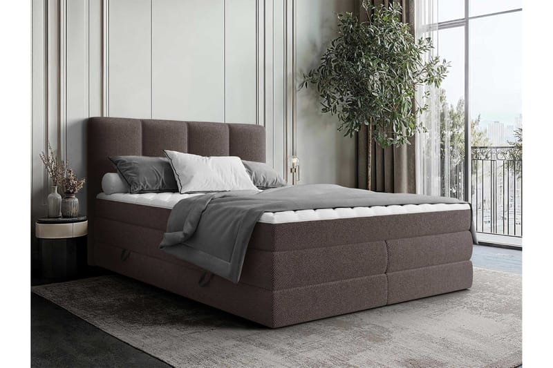 Pinta Opbevaringsseng 180x200 cm - Brun - Møbler - Senge - Seng med opbevaring