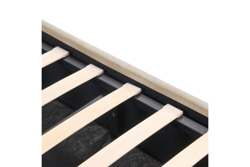 Seng med opbevaring Rochefort - Beige, 140x200 cm - Møbler - Senge - Sengeramme & sengestel