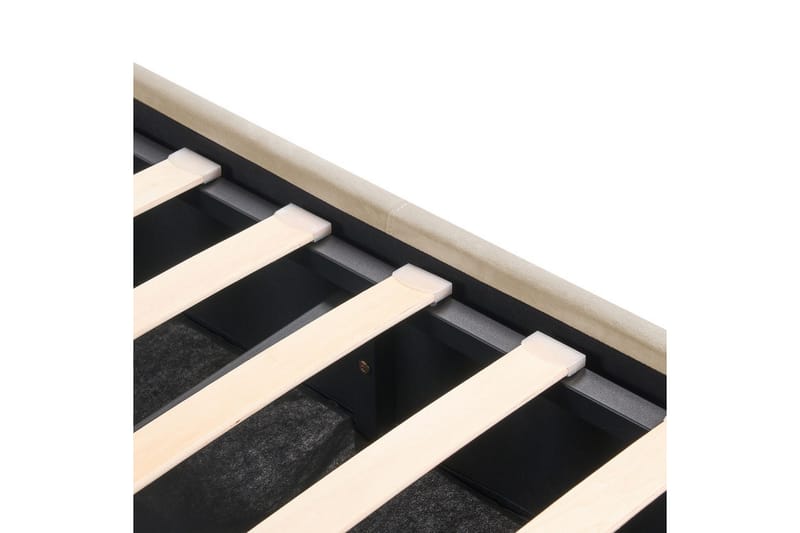 Seng med opbevaring Rochefort - Beige, 160x200 cm - Møbler - Senge - Sengeramme & sengestel