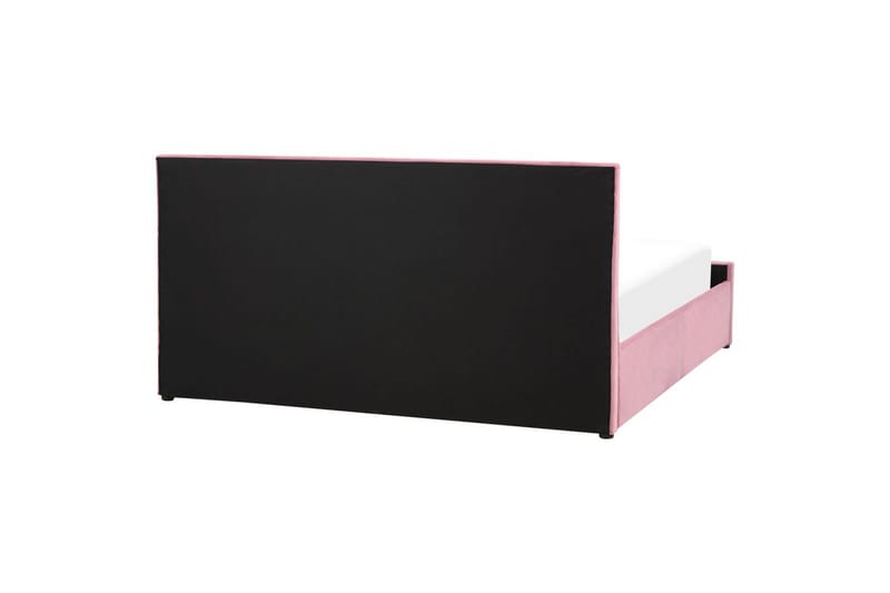 Seng med opbevaring Rochefort - Rosa, 180x200 cm - Møbler - Senge - Sengeramme & sengestel