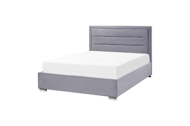 Seng med opbevaring Rouen - Grå, 140x200 cm - Møbler - Senge - Sengeramme & sengestel