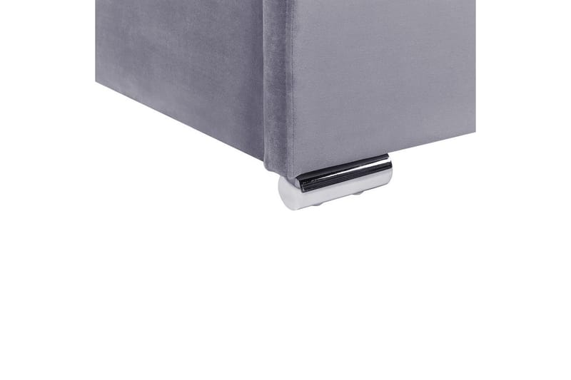Seng med opbevaring Rouen - Grå, 140x200 cm - Møbler - Senge - Sengeramme & sengestel