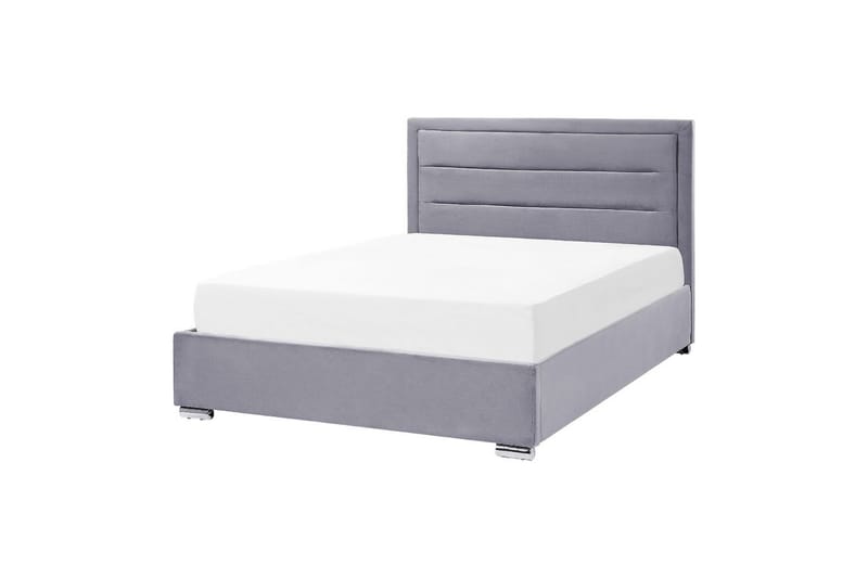 Seng med opbevaring Rouen - Grå, 140x200 cm - Møbler - Senge - Sengeramme & sengestel
