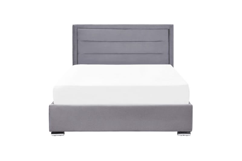 Seng med opbevaring Rouen - Grå, 140x200 cm - Møbler - Senge - Sengeramme & sengestel