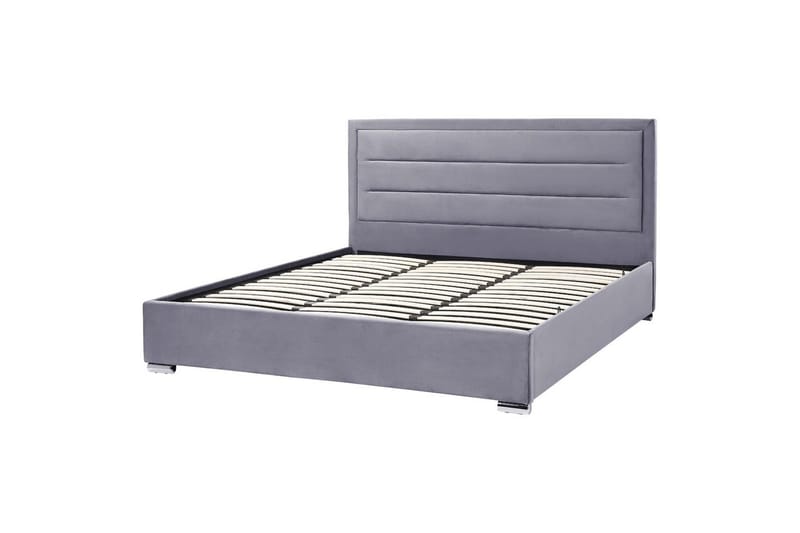 Seng med opbevaring Rouen - Grå, 180x200 cm - Møbler - Senge - Sengeramme & sengestel