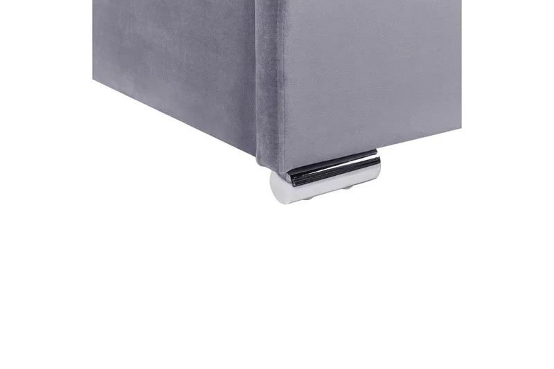 Seng med opbevaring Rouen - Grå, 180x200 cm - Møbler - Senge - Sengeramme & sengestel