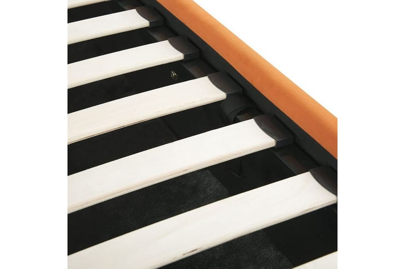 Seng med opbevaring Rouen - Orange, 160x200 cm - Møbler - Senge - Sengeramme & sengestel