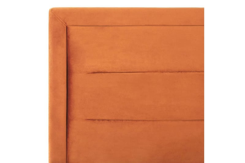 Seng med opbevaring Rouen - Orange, 180x200 cm - Møbler - Senge - Sengeramme & sengestel