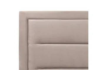 Seng med opbevaring Rouen - Taupe, 140x200 cm - Møbler - Senge - Sengeramme & sengestel