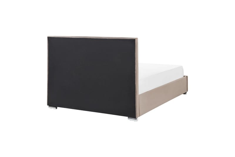 Seng med opbevaring Rouen - Taupe, 140x200 cm - Møbler - Senge - Sengeramme & sengestel
