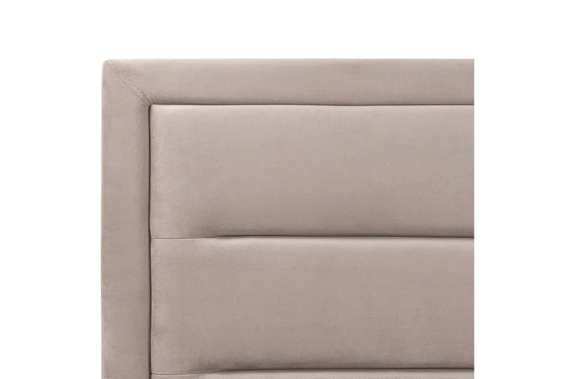 Seng med opbevaring Rouen - Taupe, 160x200 cm - Møbler - Senge - Sengeramme & sengestel