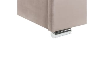 Seng med opbevaring Rouen - Taupe, 180x200 cm - Møbler - Senge - Sengeramme & sengestel
