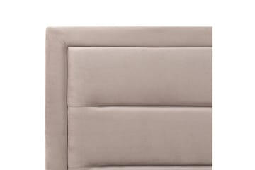 Seng med opbevaring Rouen - Taupe, 180x200 cm - Møbler - Senge - Sengeramme & sengestel