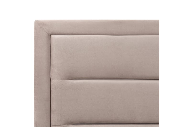 Seng med opbevaring Rouen - Taupe, 180x200 cm - Møbler - Senge - Sengeramme & sengestel