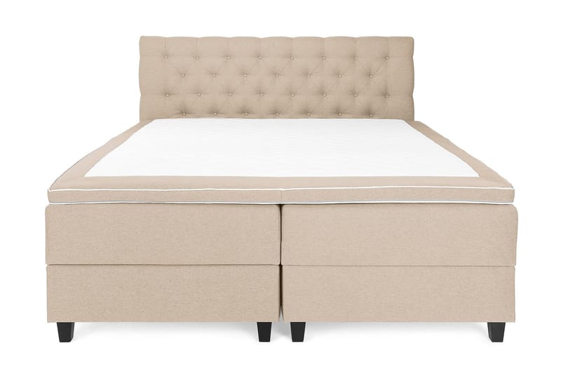 Royal Box Bed 180x200 cm - Beige - Komplet sengepakke - Kontinentalsenge