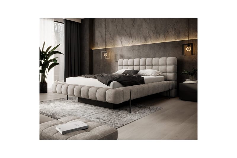 Sängram & Sängstomme Eltap Beige 180x200 DEL - Møbler - Senge - Seng med opbevaring