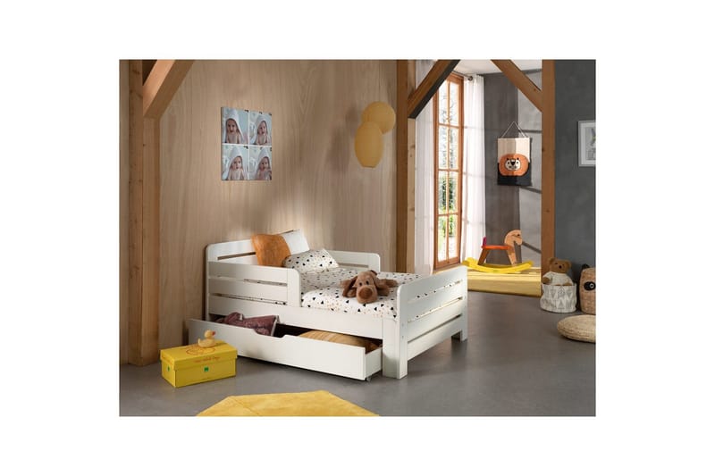 Seng med madras i skuffe Jumper, undefined