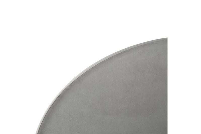 Seng med opbevaring Vaucluse - Lys grå/Velour, Lysegrå/Fløjl, Lysegrå/Velour, 180x200 cm - Møbler - Senge - Sengeramme & sengestel