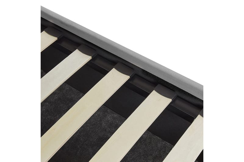 Seng med opbevaring Vaucluse - Lys grå/Velour, Lysegrå/Fløjl, Lysegrå/Velour, 180x200 cm - Møbler - Senge - Sengeramme & sengestel