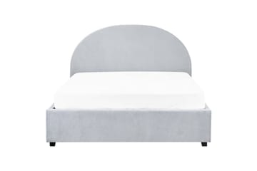 Seng med opbevaring Vaucluse - Lyseblå/polyester, Lyseblå/Polyester, Lys blå/Polyester, 140x200 cm - Møbler - Senge - Sengeramme & sengestel